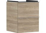 hansgrohe Xelu Q Waschtischunterschrank 54021000 480x605x475mm, für Handwaschbecken, 2 Schubladen, Eiche Natur, chrom