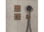 hansgrohe ShowerSelect Comfort Q Thermostat 15588140 UP, für 1 Verbraucher, brushed bronze