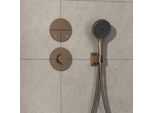 hansgrohe ShowerSelect Comfort S Thermostat 15559140 UP, für 1 Verbraucher, brushed bronze