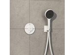hansgrohe ShowerSelect Comfort S Thermostat 15556700 UP, für 2 Verbraucher, mit Sicherungskombination EN 1717, mattweiß