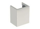 Geberit Smyle Square Handwaschbecken-Unterschrank 500364JL1 49,2x61,7x40,6cm, Tür links, sandgrau hochglanz