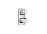 Dornbracht Lissè Fertigmontageset 36426845-00 für UP-Thermostat, mit Zweiwege-Mengenregulierung, chrom