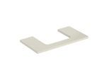 Geberit One Waschtisch-Platte 505283004 90 x 3 x 47 cm, sand-grau/lackiert hochglänzend, Ausschnitt mittig