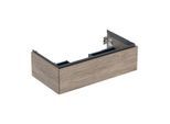 Geberit One Waschtisch-Unterschrank 505073006 88,8 x 50,4 x 47 cm, Nussbaum hickory/Melamin Holzstruktur, 1 Schubladen