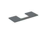 Geberit One Waschtisch-Platte 505285003 120 x 3 x 47 cm, lava/lackiert matt, Ausschnitt mittig