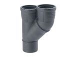 Geberit Silent Pro Parallelabzweig 393551141 DN 100/90, 45°, hochschalldämmend