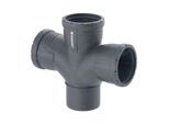 Geberit Silent Pro Bogenabzweig 393566141 DN 100/100/100, 87,5°, zweifach, Innenradius