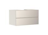 hansgrohe Xevolos E Waschtischunterschrank 54191790 980x555x550mm, 2 Schubladen, sandbeige matt, sandbeige metallic