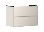 hansgrohe Xevolos E Waschtischunterschrank 54179790 780x555x475mm, 2 Schubladen, sandbeige matt, sandbeige metallic