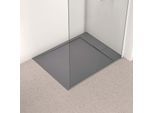 Ideal Standard Ultra Flat S i.life Rechteck-Brausewanne T5223FS 100 x 80 x 3,2 cm, quarzgrau