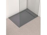 Ideal Standard Ultra Flat S i.life Rechteck-Brausewanne T5240FS 100 x 70 x 3,2 cm, quarzgrau