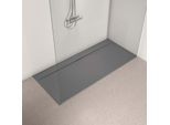 Ideal Standard Ultra Flat S i.life Rechteck-Brausewanne T5243FS 200 x 90 x 3,2 cm, quarzgrau