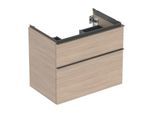 Geberit iCon Waschtisch-Unterschrank 502304JH1 74x61,5x47,6cm, 2 Schubladen, Eiche/Griff lava matt
