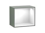 Villeroy und Boch Finion Regalmodul F580GFGM 41,8x35,6x27cm, Regal Glossy White, Olive Matt Lacquer