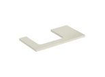 Geberit One Waschtisch-Platte 505303004 90 x 3 x 47 cm, sand-grau/lackiert hochglänzend, Ausschnitt links