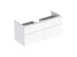 Geberit Xeno² Waschtisch-Unterschrank 500518011 117,4x53x46,2cm, mit 4 Schubladen, hochglänzend/weiß