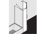 Kermi Pega Fünfeck-Duschkabine PEF5010020VPK 100x100x200cm, silber hochglanz, ESG klar Clean