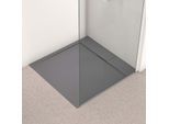 Ideal Standard Ultra Flat S i.life Brausewanne T5227FS 90 x 90 x 3,2 cm, quarzgrau, quadratisch