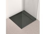 Ideal Standard Ultra Flat S i.life Brausewanne T5229FV 80 x 80 x 3,2 cm, Schiefer, quadratisch