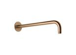 Herzbach Design iX PVD Wandarm 21.960450.1.39 Copper Steel, für Regenbrause, 450mm, mit Rosette d= 70mm