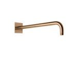 Herzbach Design iX PVD Wandarm 21.960450.2.39 Copper Steel, für Regenbrause, 450mm, mit Rosette 70x70mm