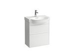 LAUFEN The new classic Waschtisch-Unterbau H4060320856281 57,5x67,5x31,5cm, 2 Schubladen, geschwärzte Eiche