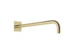 Herzbach Design iX PVD Wandarm 21.960450.2.41 Brass Steel, für Regenbrause, 450mm, mit Rosette 70x70mm