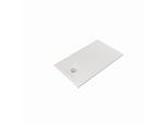 Kludi TERRA Duschwanne 08DW0253 70 x 120 x 3 cm, Abflussabdeckung inkl., Mattweiß