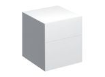 Geberit Xeno² Seitenschrank 500504011 45x51x46,2cm, mit 2 Schubladen, hochglänzend/weiß