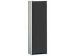 Emco Asis Modul 300 Schrankmodul 977027563 aluminium/schwarz, Glastür, Unterputzmodell