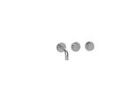 Herzbach MODUL7 PUSH TA Waschtisch- 70.701603.1.01 Wandbatterie Fertigset 160mm Chrom