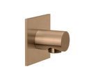 Herzbach Design iX PVD Brauseanschlussbogen 21.995100.2.39 Copper Steel, Rosette 70x70mm