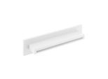 Herzbach Deep White Schwall-Wandauslauf 23.697000.1.07 346x80mm, für Wand-Aufputzmontage, weiß matt