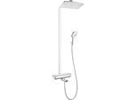 hansgrohe Raindance Select 27113000 Showerpipe E 360, chrom, Brausearm 380 mm, Ecostat Select