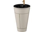 Duravit Starck 1,c-bonded Set S19515O04600000 Griff Bronze, Keramik Schwarz Matt, bodenstehend, Taupe Seidenmatt, 864 x 560 x 605 mm
