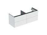 Geberit One Waschtisch-Unterschrank 505266002 133,2x50,4x47cm, 4 Schubladen, weiß/lackiert matt