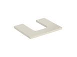 Geberit One Waschtisch-Platte 505271004 60 x 3 x 47 cm, sand-grau/lackiert hochglänzend, Ausschnitt mittig