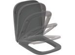 Ideal Standard i.life B WC-Sitz T468358 Grau, Wrapover, Softclosing