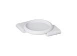Hewi 477 Eckablage 477.32B10098 205x205x37mm, matt, signalweiß