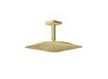 hansgrohe AXOR Citterio C 270 Kopfbrause 1jet EcoSmart 28793950 1 Strahlart wassersparend mit Deckenanschluss, Brushed Brass