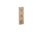 hansgrohe Thermostat Modul 380/120 UP FS 49700310 Unterputz, 2 Verbraucher, Brushed Red Gold