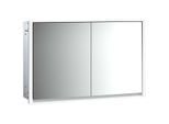 Emco Loft Unterputz-Lichtspiegelschrank 979805119 1200x733mm, LED, 2-türig, aluminium/Spiegel