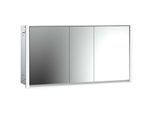 Emco Loft Unterputz-Lichtspiegelschrank 979805123 1600x733mm, LED, 3-türig, aluminium/Spiegel