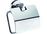 Emco Papierhalter Polo chrom, mit Deckel