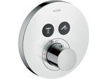 hansgrohe Axor ShowerSelect Round Thermostat 36723000 Thermostat, 2 Verbraucher, chrom