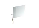 Hewi Kippspiegel 802.01.100L86 725x741x73mm, Hebel links, sand
