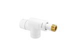 Oventrop Thermostatventil Baureihe E 1163262 DN15, 1/2", PN10, Axial, weiß