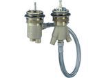 hansgrohe Grundkörper 13550180 für 2-Loch-Wannenrandthermostat, DN15