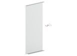 Keuco Royal Match Spiegelschranktür Ersatzteil 90101170039 rechts, 324x700mm, silber-eloxiert
