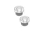 hansgrohe Anschlagring Set (60/80°) 92259000 Talis Waschtischmischer 250 chrom